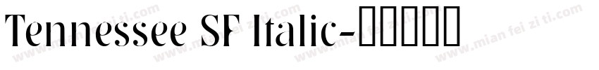 Tennessee SF Italic字体转换